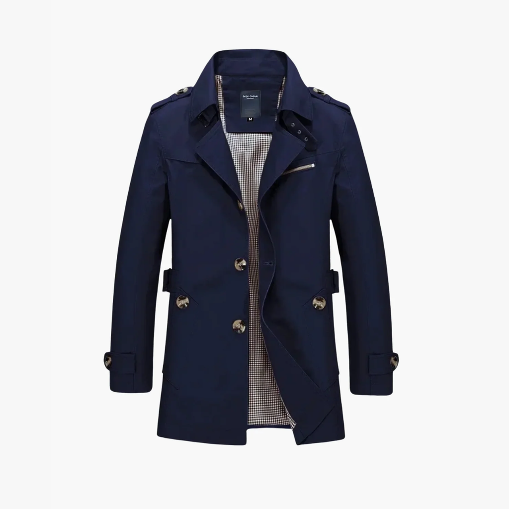 Trench homme classique et raffiné