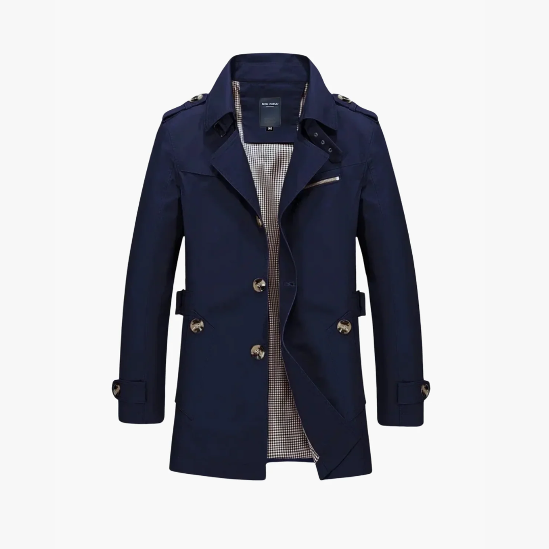Trench homme classique et raffiné